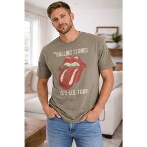 The Rolling Stones 1975 US Tour T Shirt Size XXL NEW With Tags